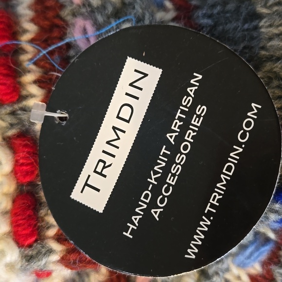 NWT Trimdin Hand-Knit Artisan Fingerless Gloves - Picture 2 of 7